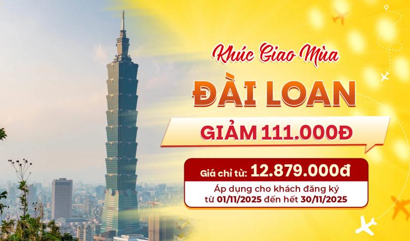 Tour du lịch Đài Loan