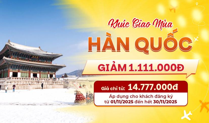 Tour du lịch Hàn Quốc