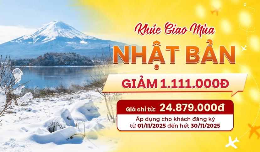 Tour du lịch Nhật Bản