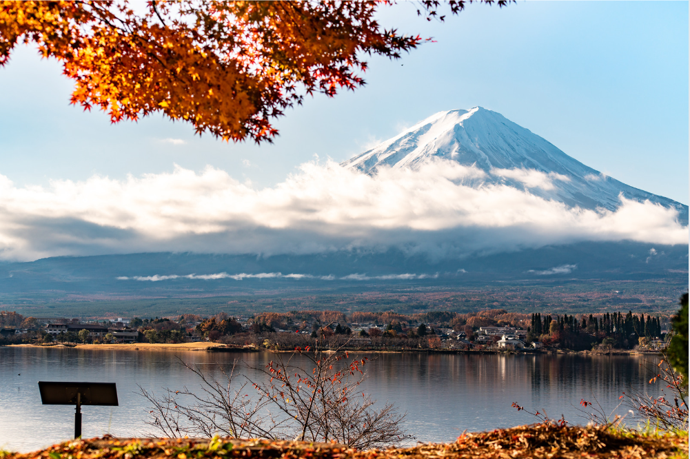Ngắm lá đỏ mùa thu tại Núi Phú Sĩ