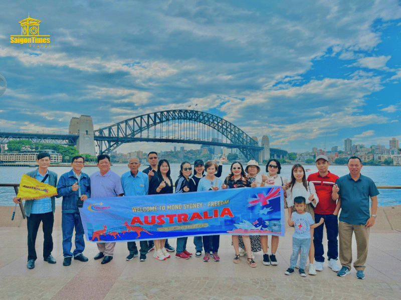 Check in tại Cầu cảng Sydney Harbour Bridge 