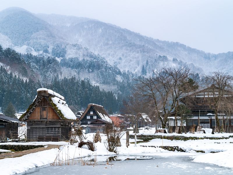 Làng cổ Shirakawago - Du lịch Nhật Bản tháng 12