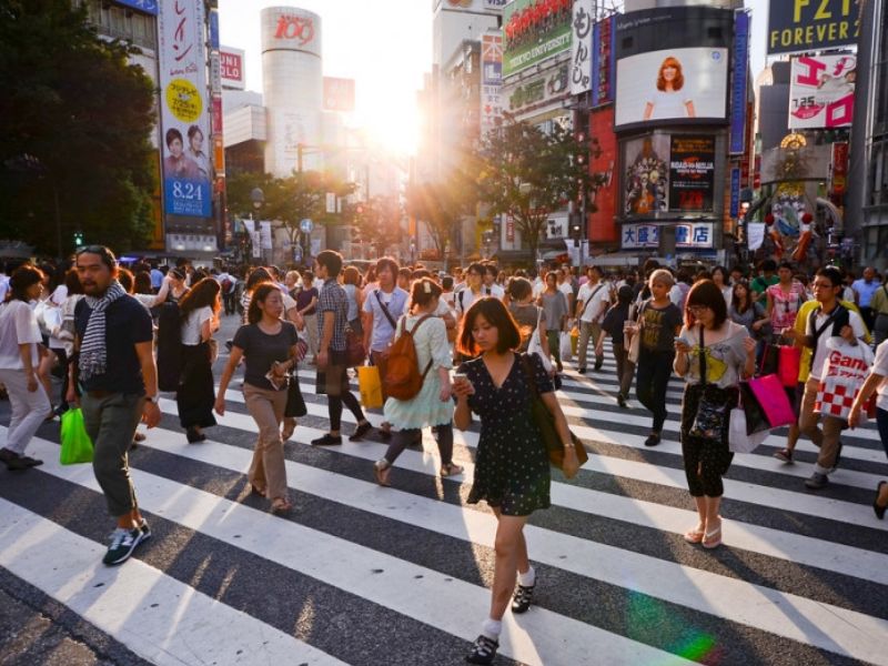 du lịch tokyo - giao lộ Shibuya