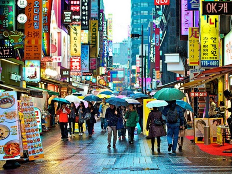 Khu phố Hongdae tại Hàn Quốc