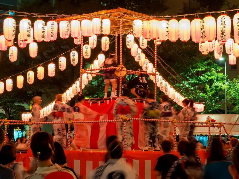 Lễ hội Obon Festival - du lịch nhật bản tháng 8