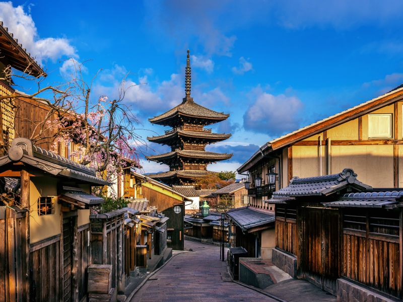 Một góc phố cổ Nhật Bản