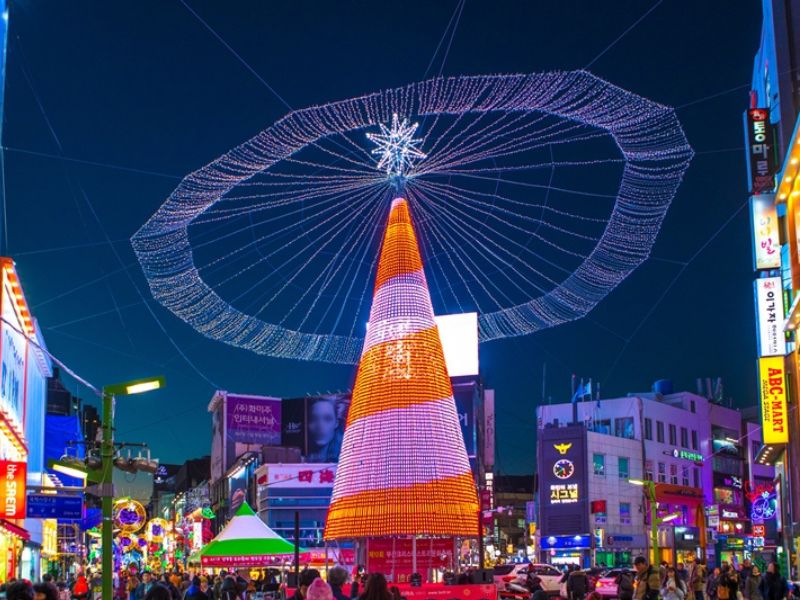 Cây thông Noel ở Busan