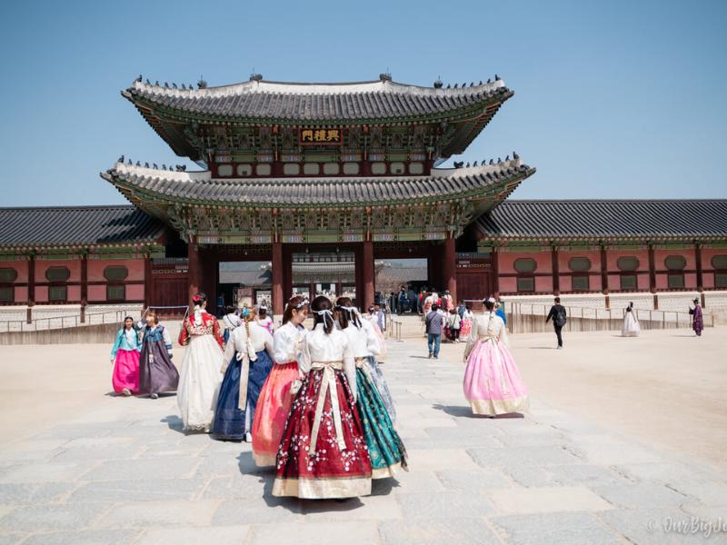 Cung điện Gyeongbokgung - Lịch trình du lịch Hàn quốc