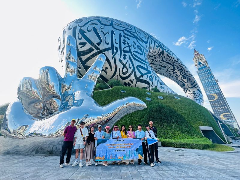 Đoàn du lịch Saigontimes Travel tham quan bảo tàng Dubai Museum - tour dubai