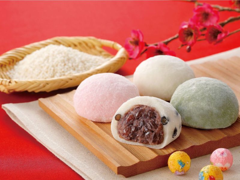 Mochi - Loại bánh gạo dẻo truyền thống nổi tiếng khắp nơi - đặc sản nhật bản làm quà