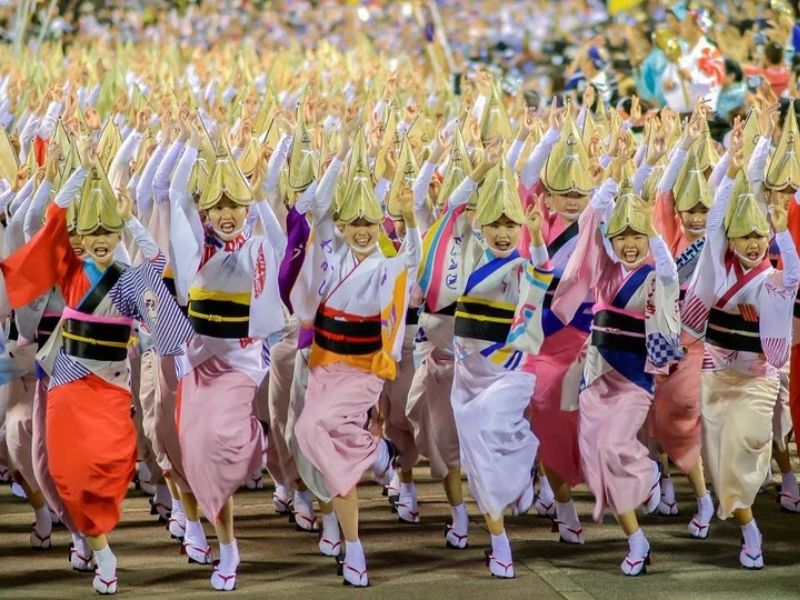 Múa Hakata Odori Fukuoka Nhật Bản