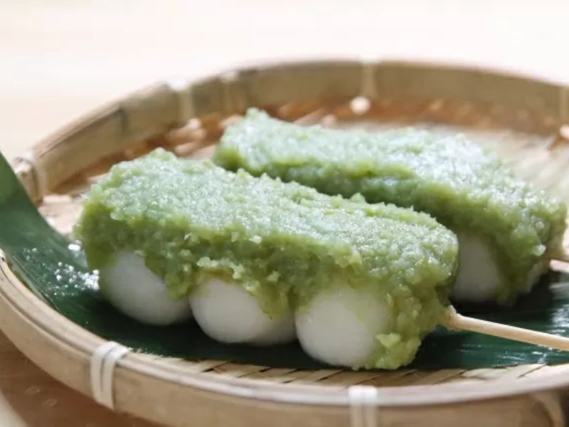 bánh mochi nhân đậu xanh