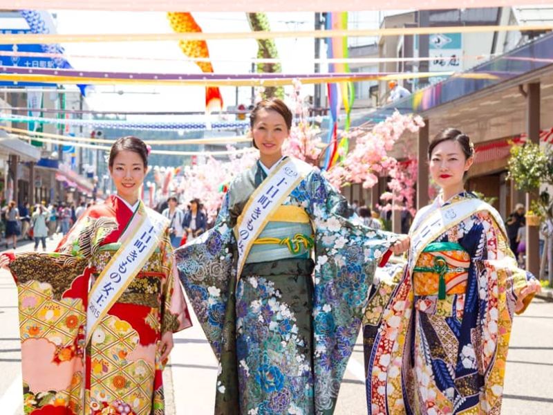 Kimono Tokamachi Chubu Nhật Bản