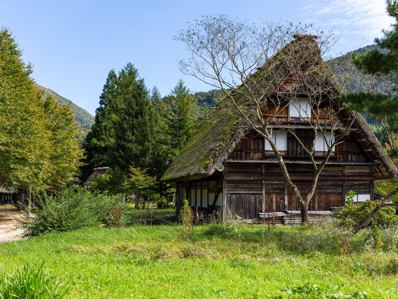 Một ngôi nhà ở làng cổ Shirakawago