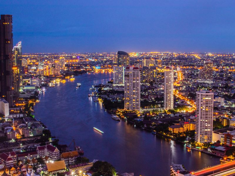 Thủ đô Bangkok về đêm