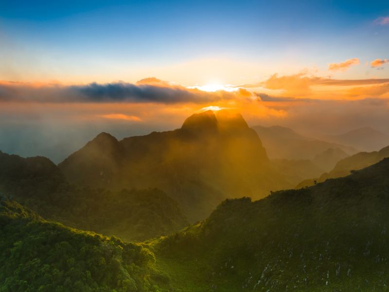 Đón bình minh tại Chiang Mai Thái Lan