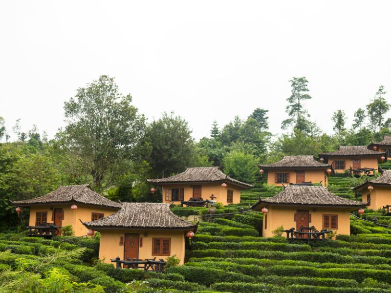 Những ngôi nhà của người dân Tỉnh Mae Hong Son