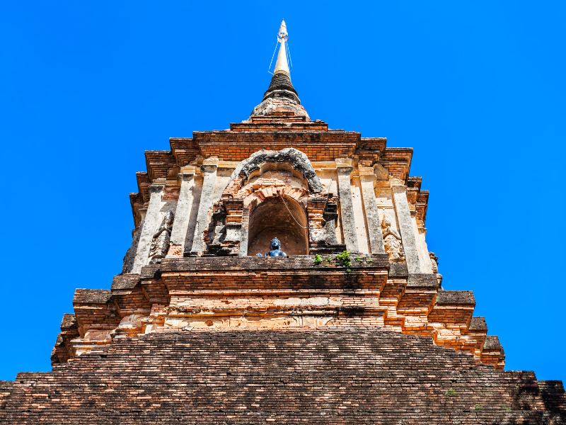 Tòa tháp đền Lok Molee tour chiang mai Thái Lan