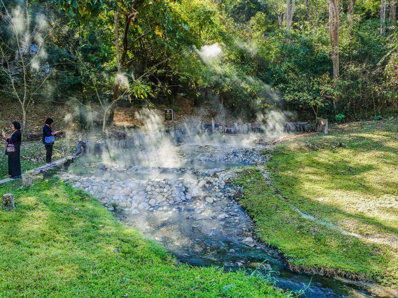 Một dòng sông tại Thị trấn Pai Tour Chiang Mai Thái Lan