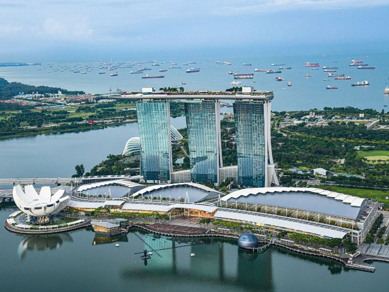 Vịnh Marina Singapore tour Tết