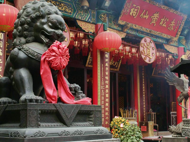 Wong Tai Sin - miếu Huỳnh Đại Tiên