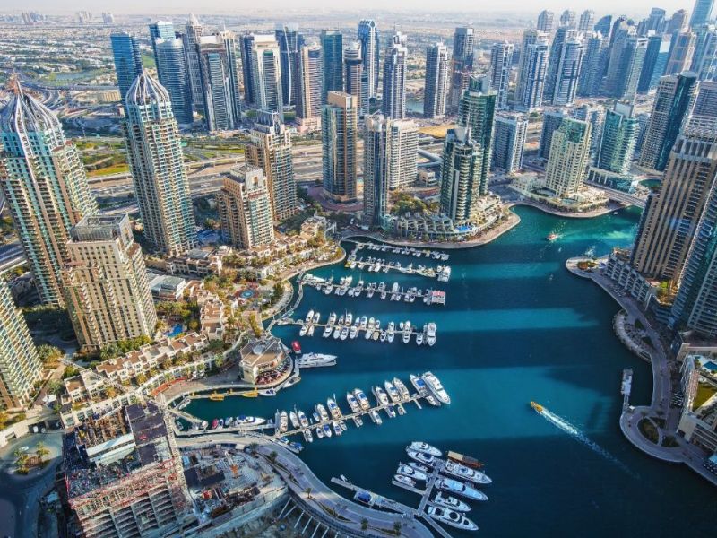 Bến du thuyền Dubai Marina - Du lịch Dubai tháng 12