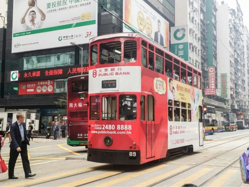 Xe buýt hai tầng ở Hong Kong 