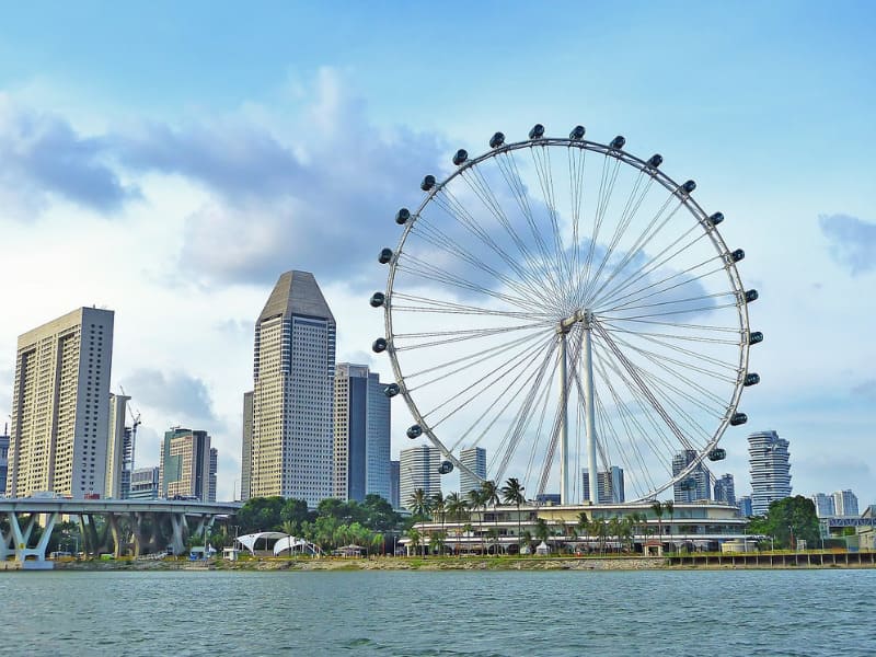 Vòng đu quay Singapore Flyer - Tour du lịch Singapore