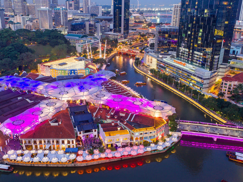 Clarke Quay  - Điểm đến sinh hoạt ẩm thực