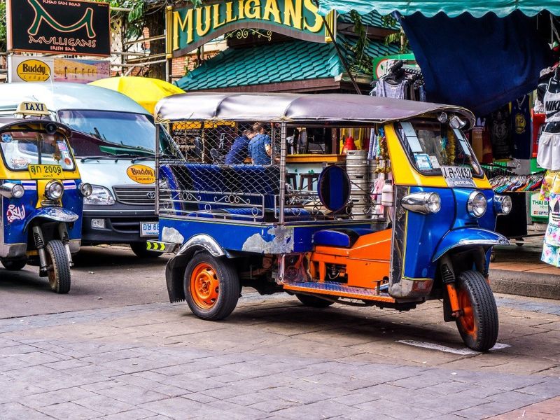 Xe tuktuk Thái Lan - Du lịch Thái Lan tháng 3