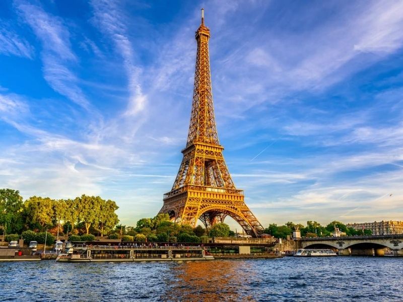 Tháp Eiffel, Pháp - Du lịch châu Âu tháng 10