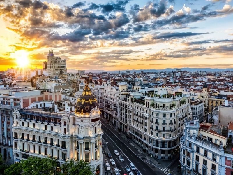 Madrid, Tây Ban Nha - Du lịch châu Âu tháng 2