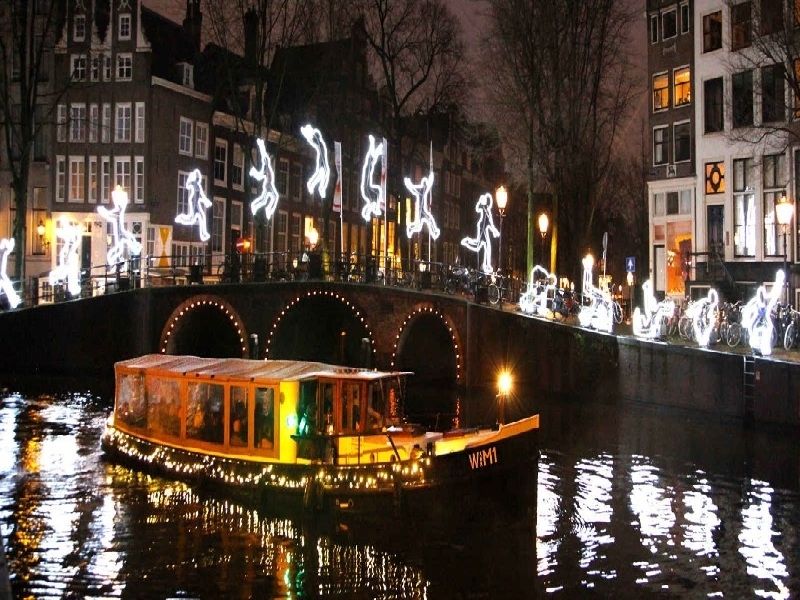 Lễ hội ánh sáng ở Amsterdam - Du lịch châu Âu tháng 1