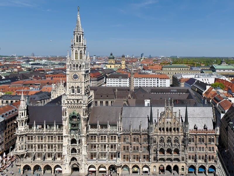 Tòa thị chính New Town Hall - Munich Đức